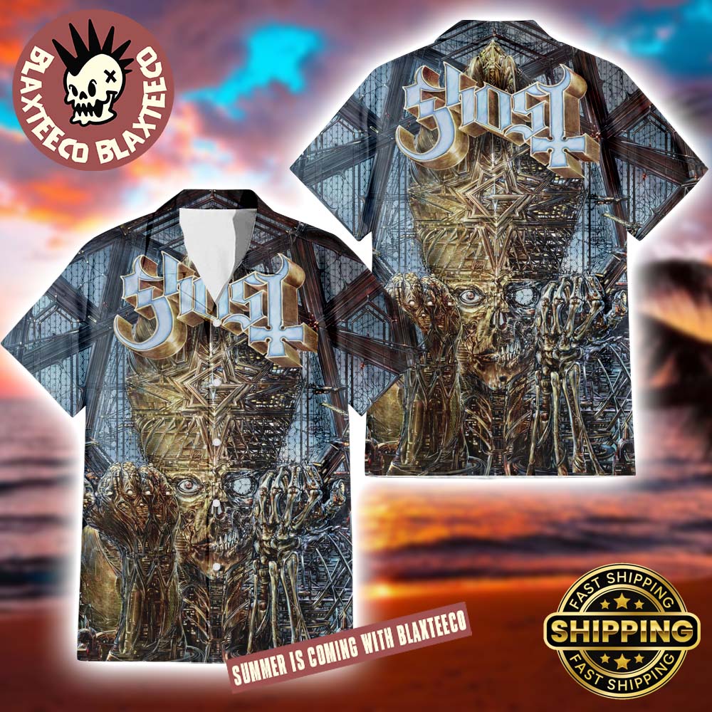 Ghost Band Impera Album Cover Summer 2025 Hawaiian Shirt Unisex T-shirt, Sweatshirt, Hoodie, Long Sleeve Tee - T-Shirt, Sweatshirt, Hoodie