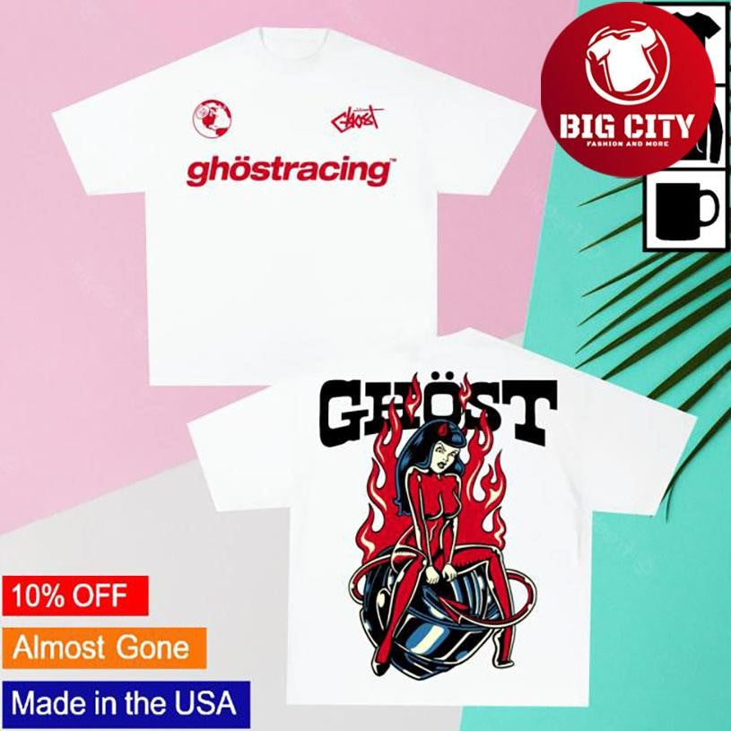 Ghost Racing Ghost Girl Red Two Sided Shirt Unisex T-shirt, Sweatshirt, Hoodie, Long Sleeve Tee - T-Shirt, Sweatshirt, Hoodie