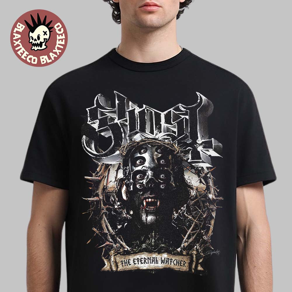 Ghost The Eternal Watcher Papa Perpetua Watchful Eyes T-Shirt Unisex T-shirt, Sweatshirt, Hoodie, Long Sleeve Tee - T-Shirt, Sweatshirt, Hoodie