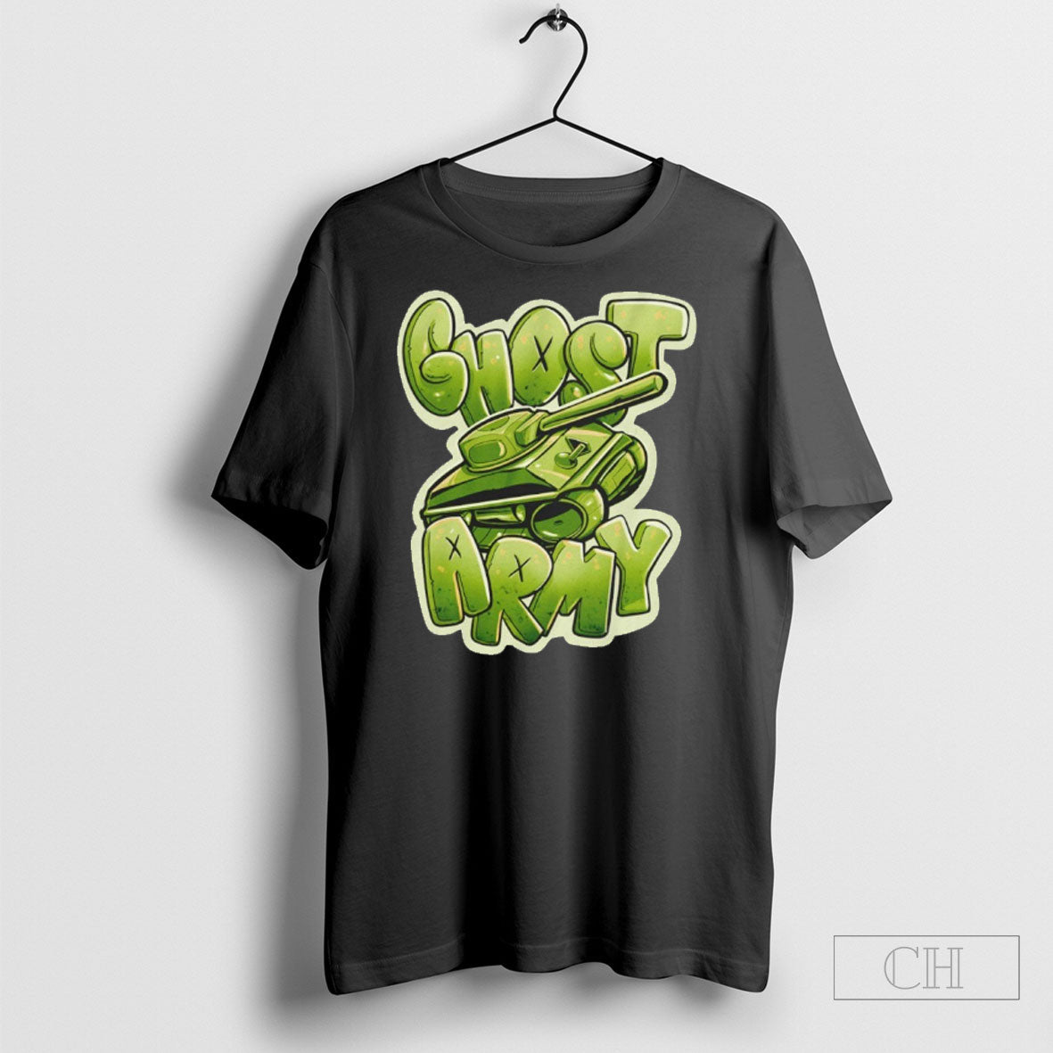 Ghost Army Graffiti Shirt Tee Unisex T-shirt, Sweatshirt, Hoodie, Long Sleeve Tee - T-Shirt, Sweatshirt, Hoodie