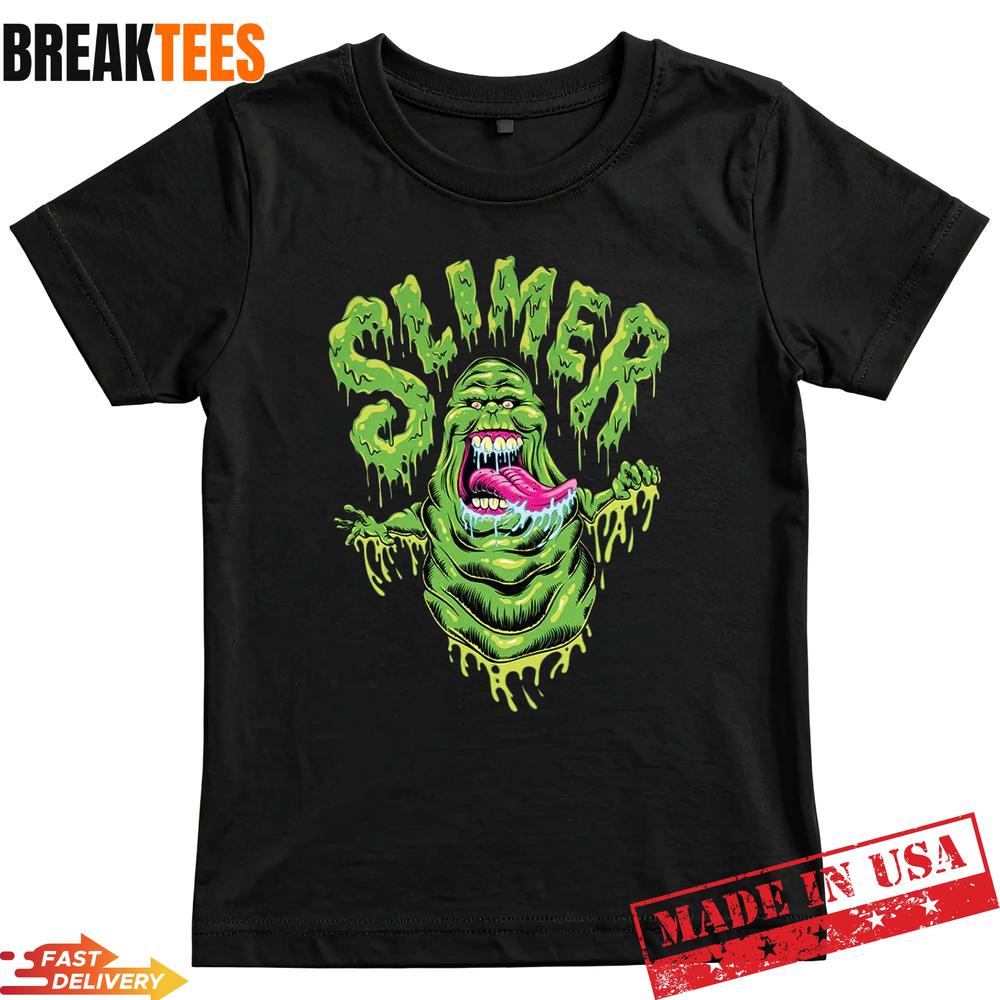 The Ultimate Ghostbusters Slimer T-Shirt: Exclusive Nostalgic Apparel Unisex T-shirt, Sweatshirt, Hoodie, Long Sleeve Tee - T-Shirt, Sweatshirt, Hoodie