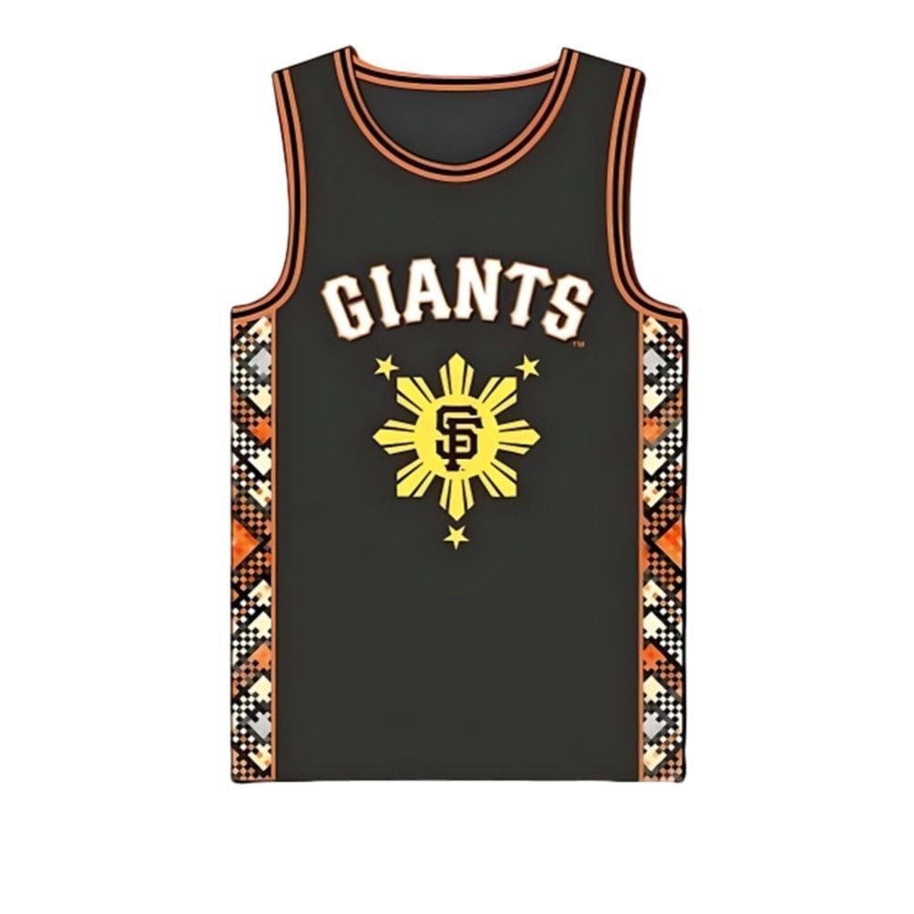 Giants Filipino Heritage Night Basketball Jersey Giveaway 2025 - Grishko.com basketball jersey product view 2