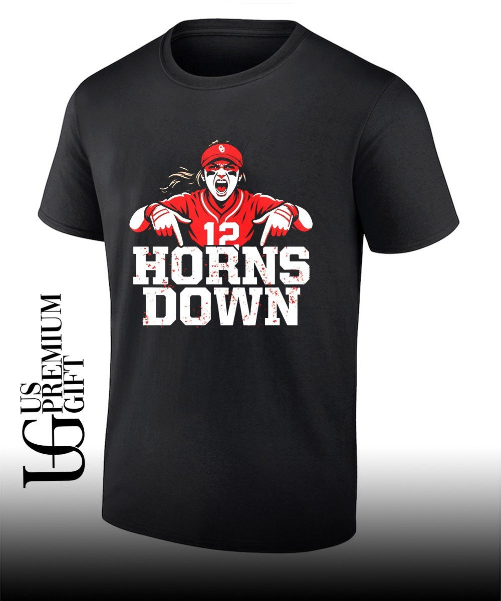 Girl Oklahoma Sooners Horns Down shirt Unisex T-shirt, Sweatshirt, Hoodie, Long Sleeve Tee - T-Shirt, Sweatshirt, Hoodie