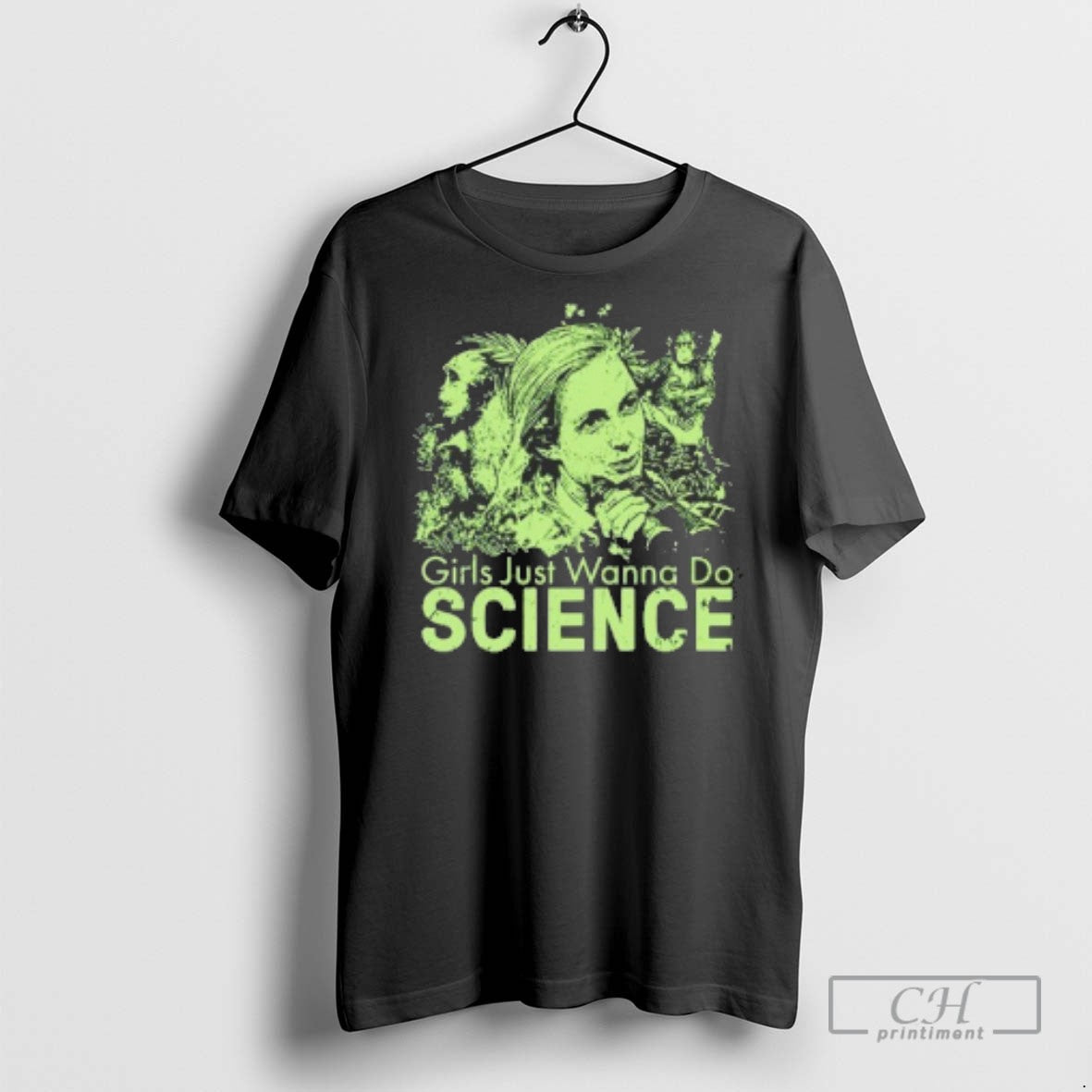 Girls Just Wanna Do Science Jane Goodall Inspired T Shirts Unisex T-shirt, Sweatshirt, Hoodie, Long Sleeve Tee - T-Shirt, Sweatshirt, Hoodie
