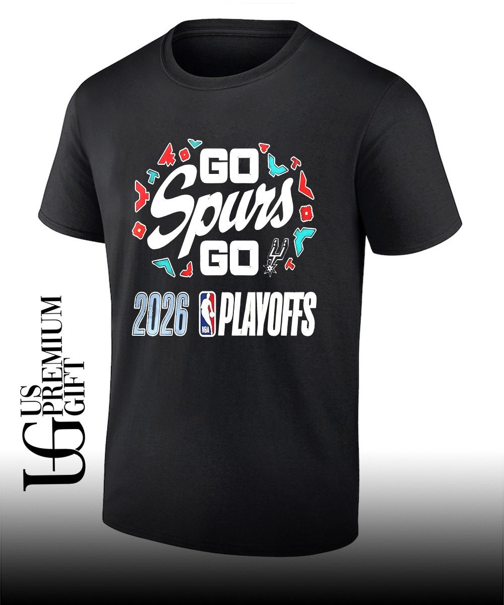 Go Spurs Go 2026 NBA Playoffs San Antonio Spurs basketball shirt Unisex T-shirt, Sweatshirt, Hoodie, Long Sleeve Tee - T-Shirt, Sweatshirt, Hoodie
