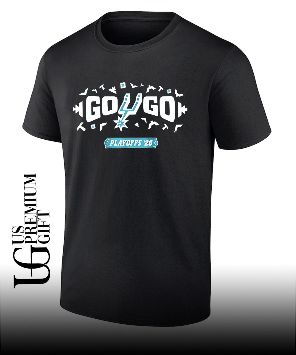Go Spurs Go Playoffs 2026 shirt Unisex T-shirt, Sweatshirt, Hoodie, Long Sleeve Tee - T-Shirt, Sweatshirt, Hoodie