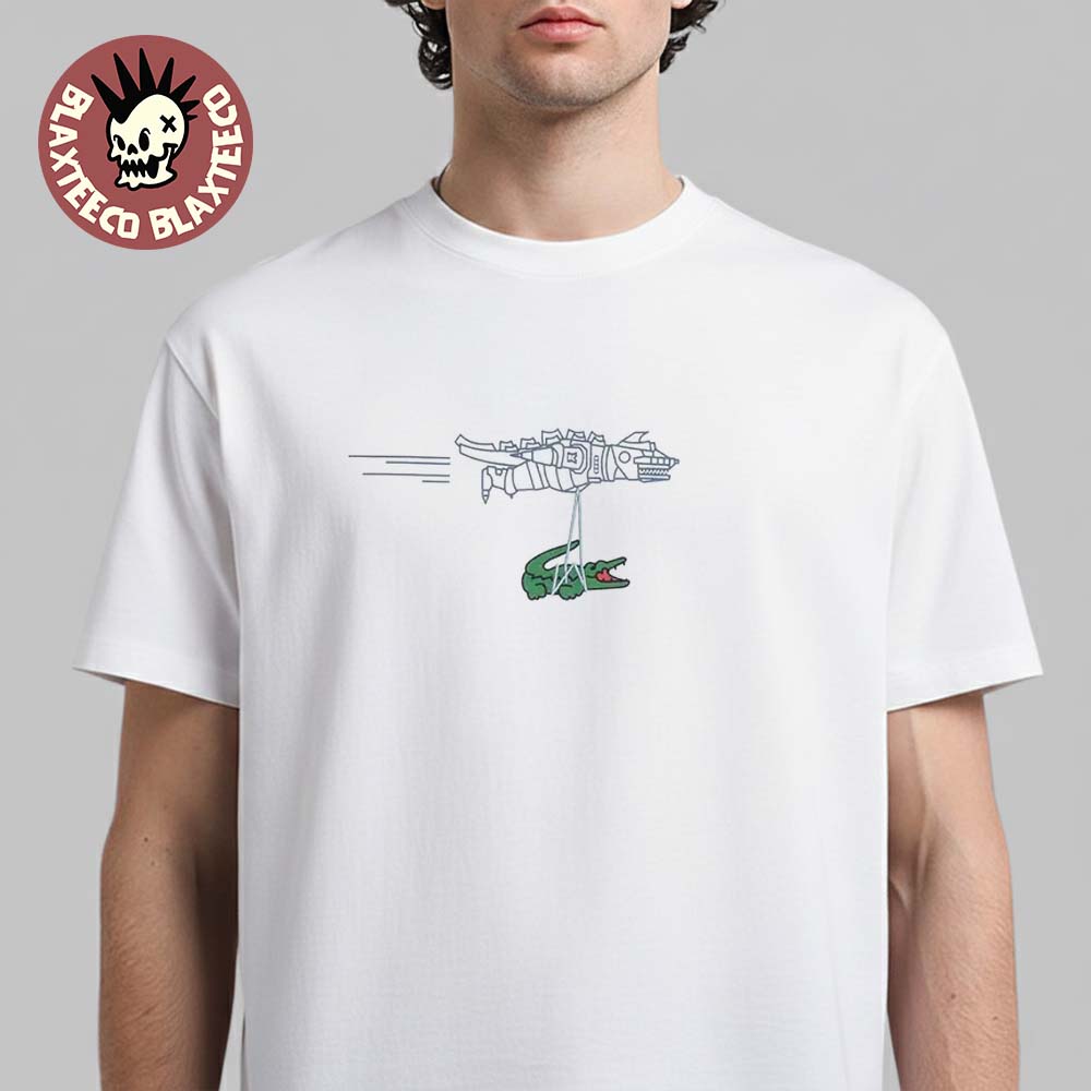 Godzilla X Lacoste Flying Mechagodzilla T-Shirt Unisex T-shirt, Sweatshirt, Hoodie, Long Sleeve Tee - T-Shirt, Sweatshirt, Hoodie
