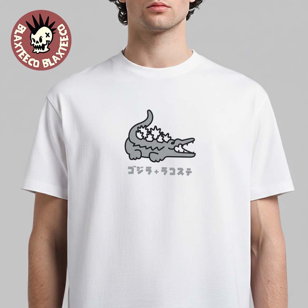 Godzilla X Lacoste Spiked Crocodile Crocozilla T-Shirt Unisex T-shirt, Sweatshirt, Hoodie, Long Sleeve Tee - T-Shirt, Sweatshirt, Hoodie