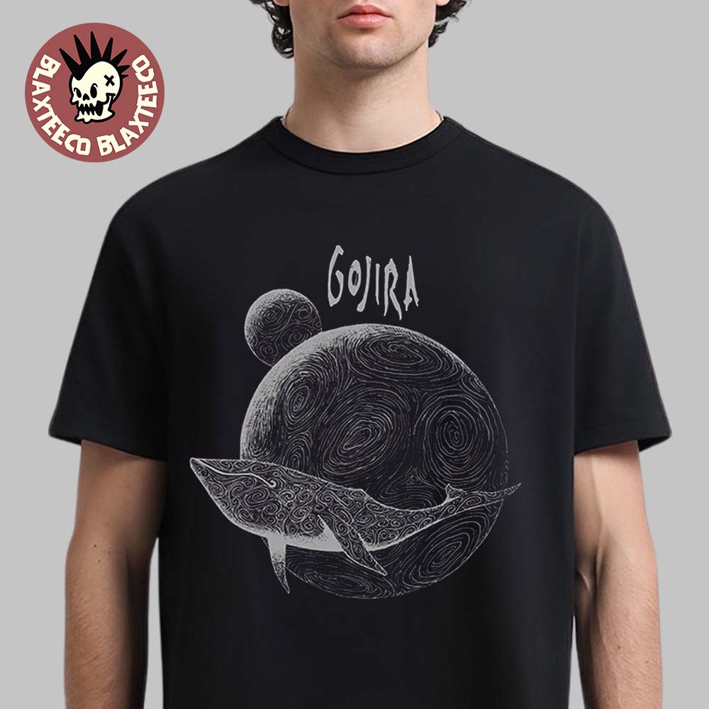 Gojira Europe Tour 2026 Merch From Mars To Sirius Whale T-Shirt Unisex T-shirt, Sweatshirt, Hoodie, Long Sleeve Tee - T-Shirt, Sweatshirt, Hoodie