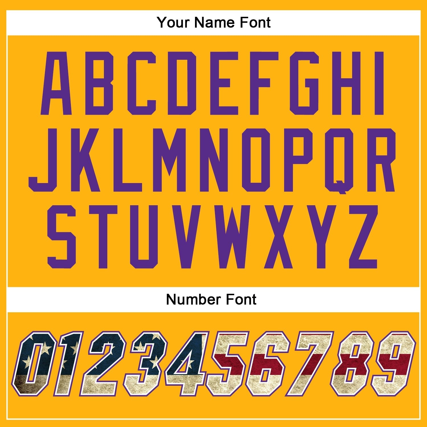 Custom Gold Vintage USA Flag-Purple Authentic Baseball Jersey baseball jersey product view 5