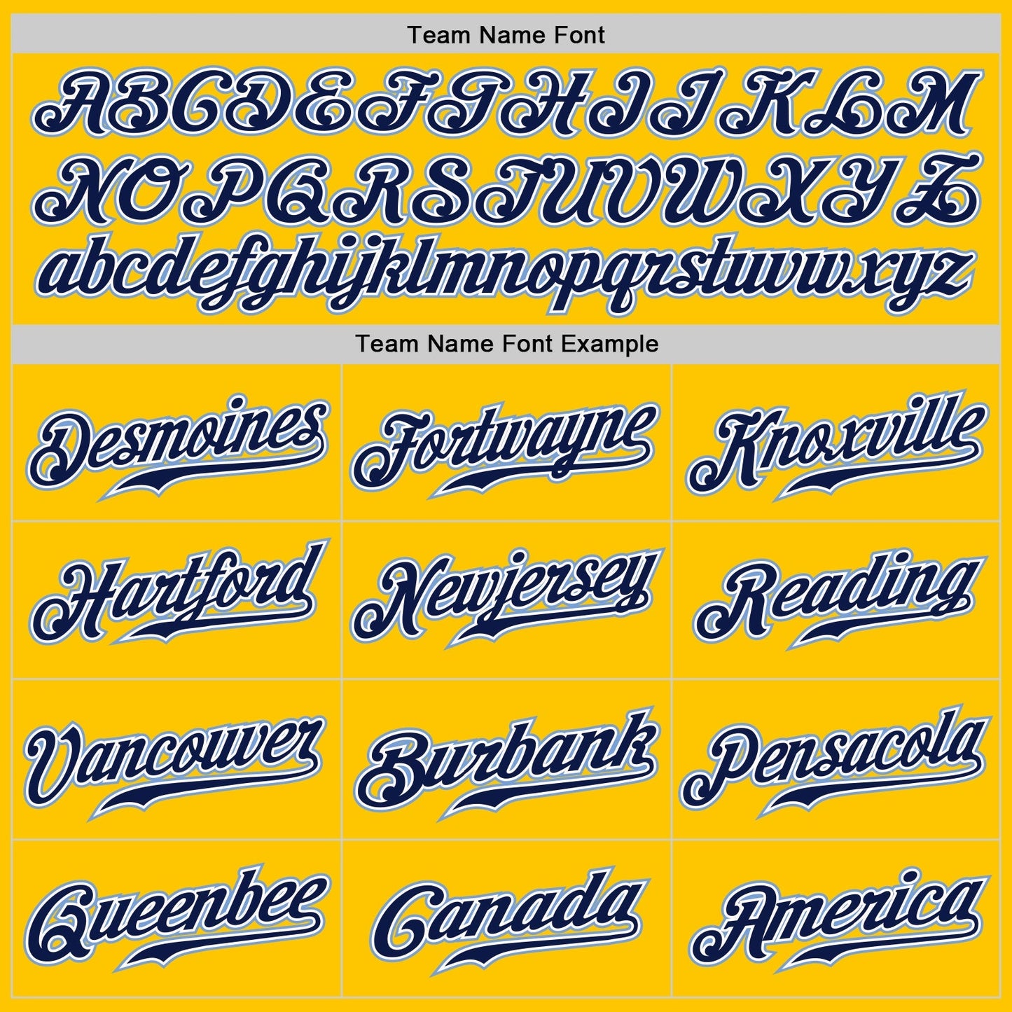 Custom Yellow Navy Pinstripe Navy-Light Blue Authentic Baseball Jersey baseball jersey product view 5