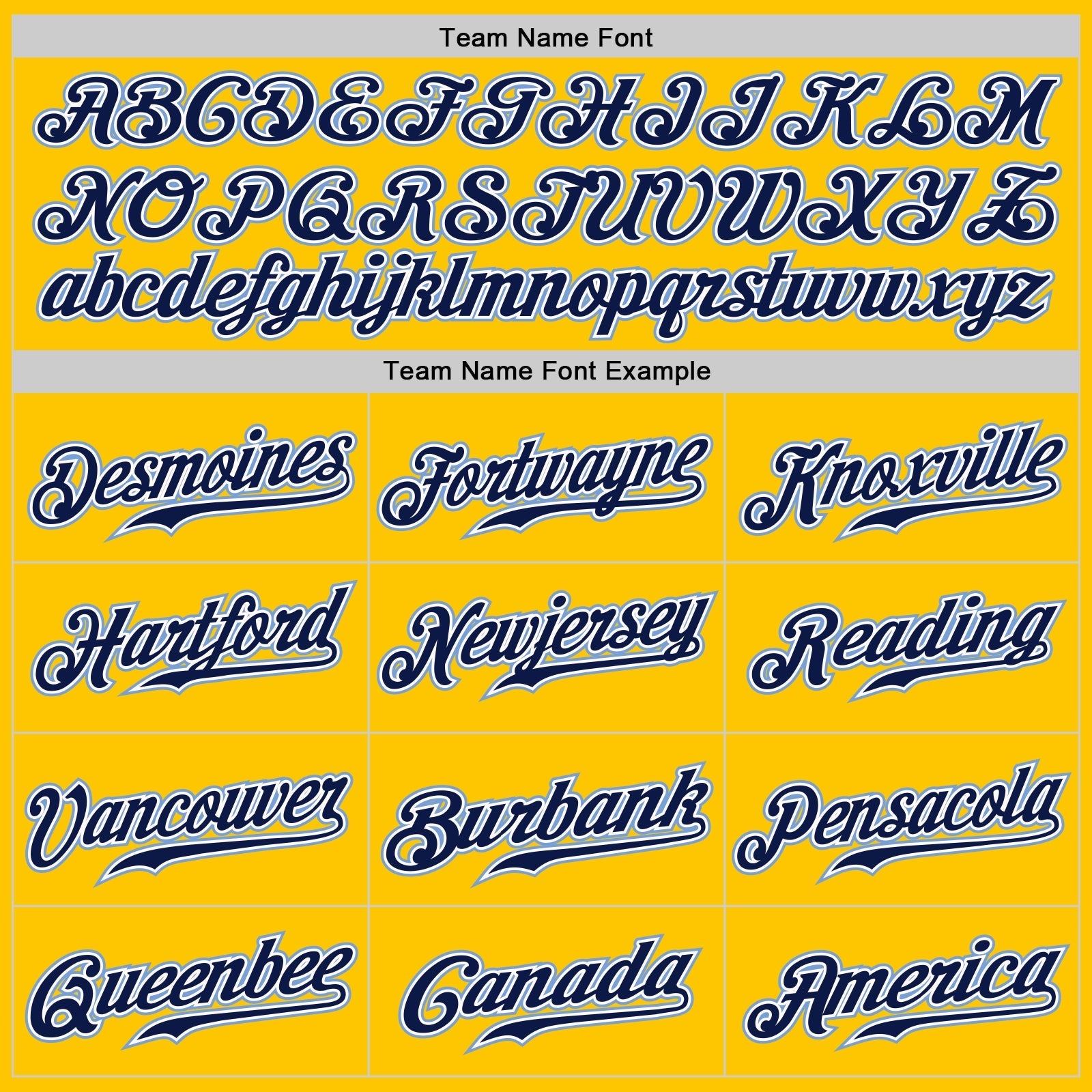 Custom Yellow Navy Pinstripe Navy-Light Blue Authentic Baseball Jersey baseball jersey product view 5