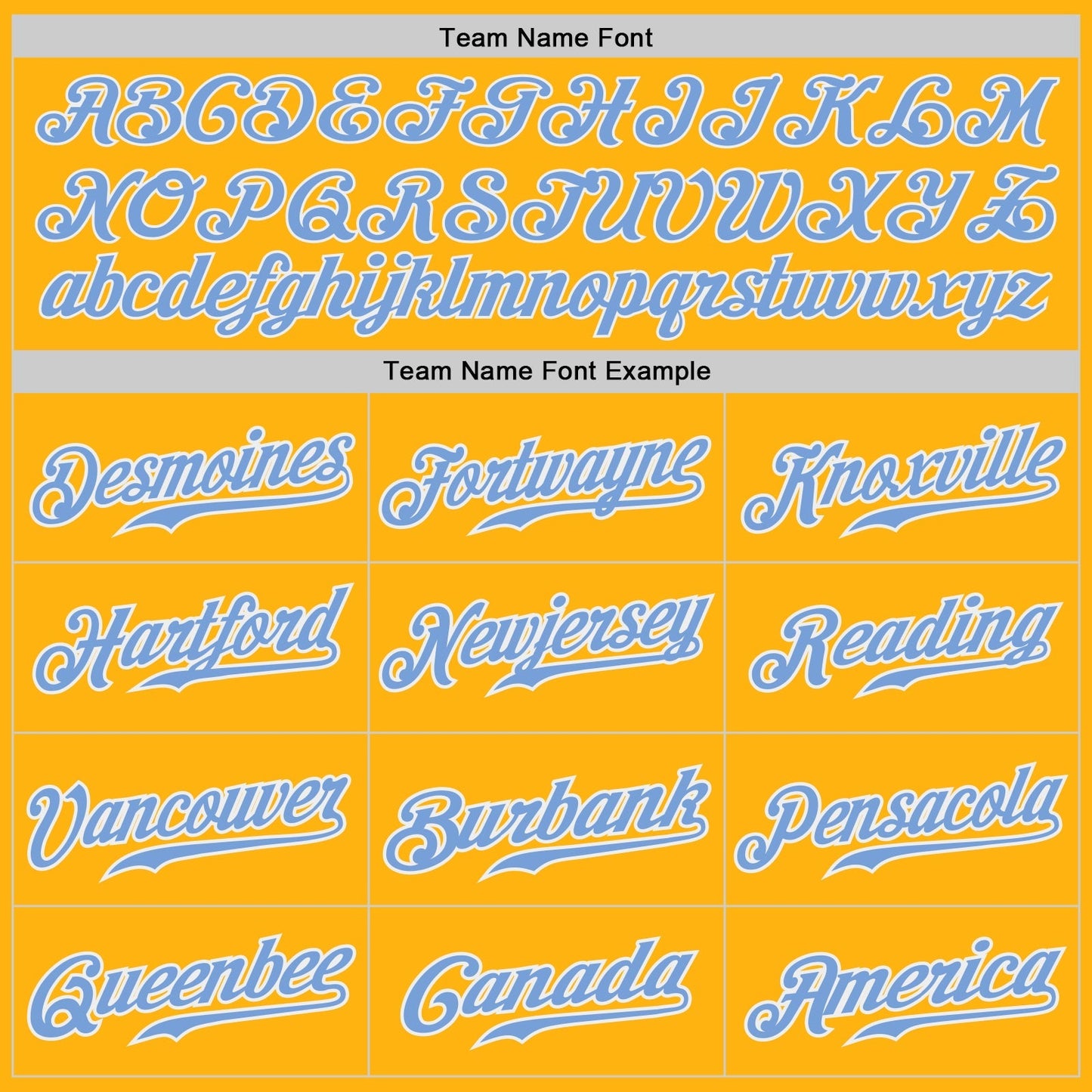 Custom Gold Light Blue-White Authentic Baseball Jersey baseball jersey product view 4