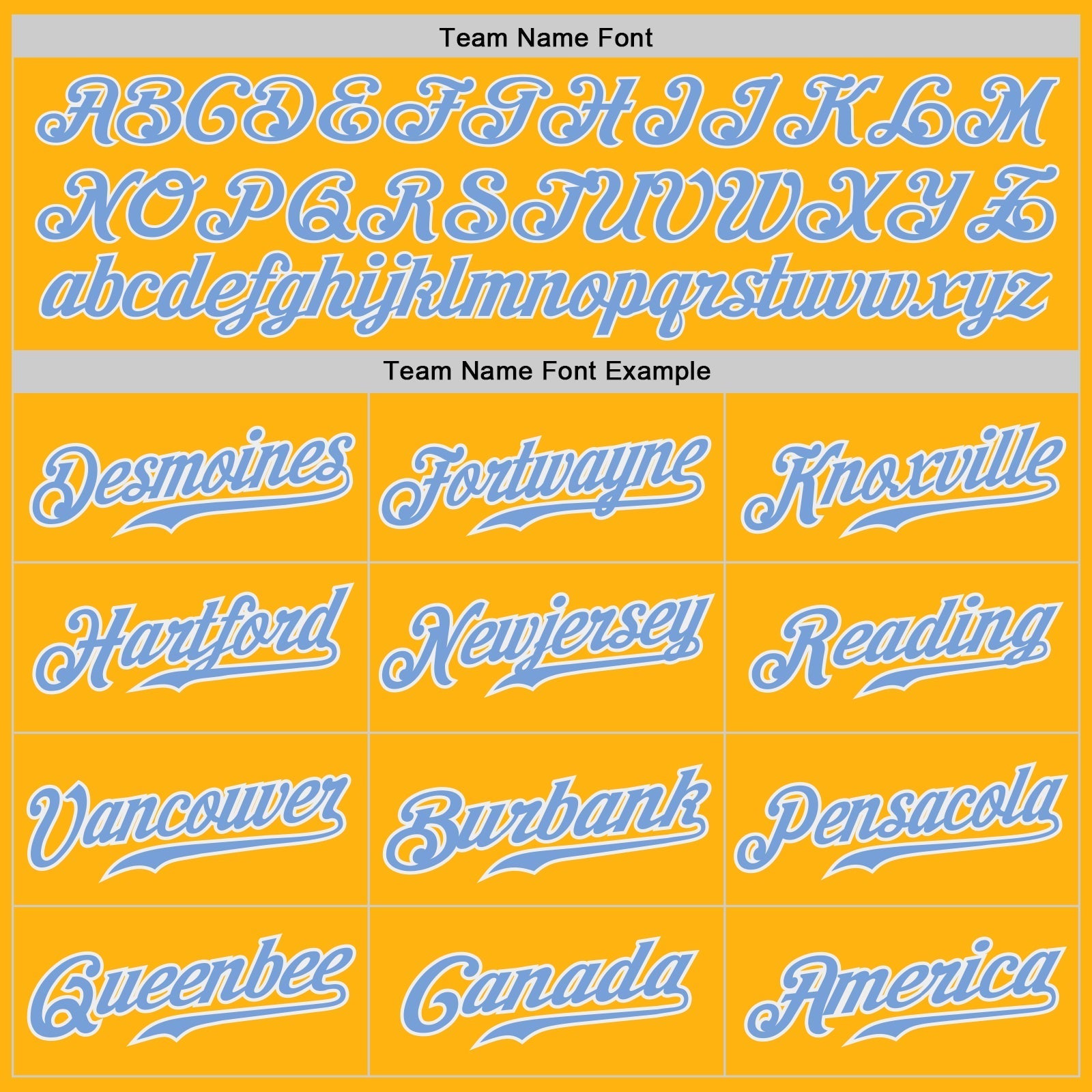 Custom Gold Light Blue-White Authentic Baseball Jersey baseball jersey product view 4