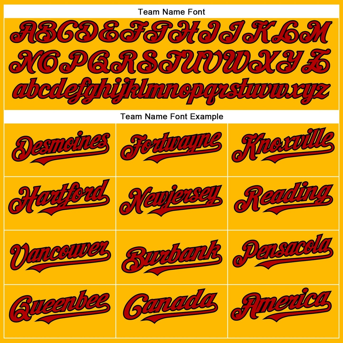 Custom Gold Red-Black Authentic Baseball Jersey baseball jersey product view 4