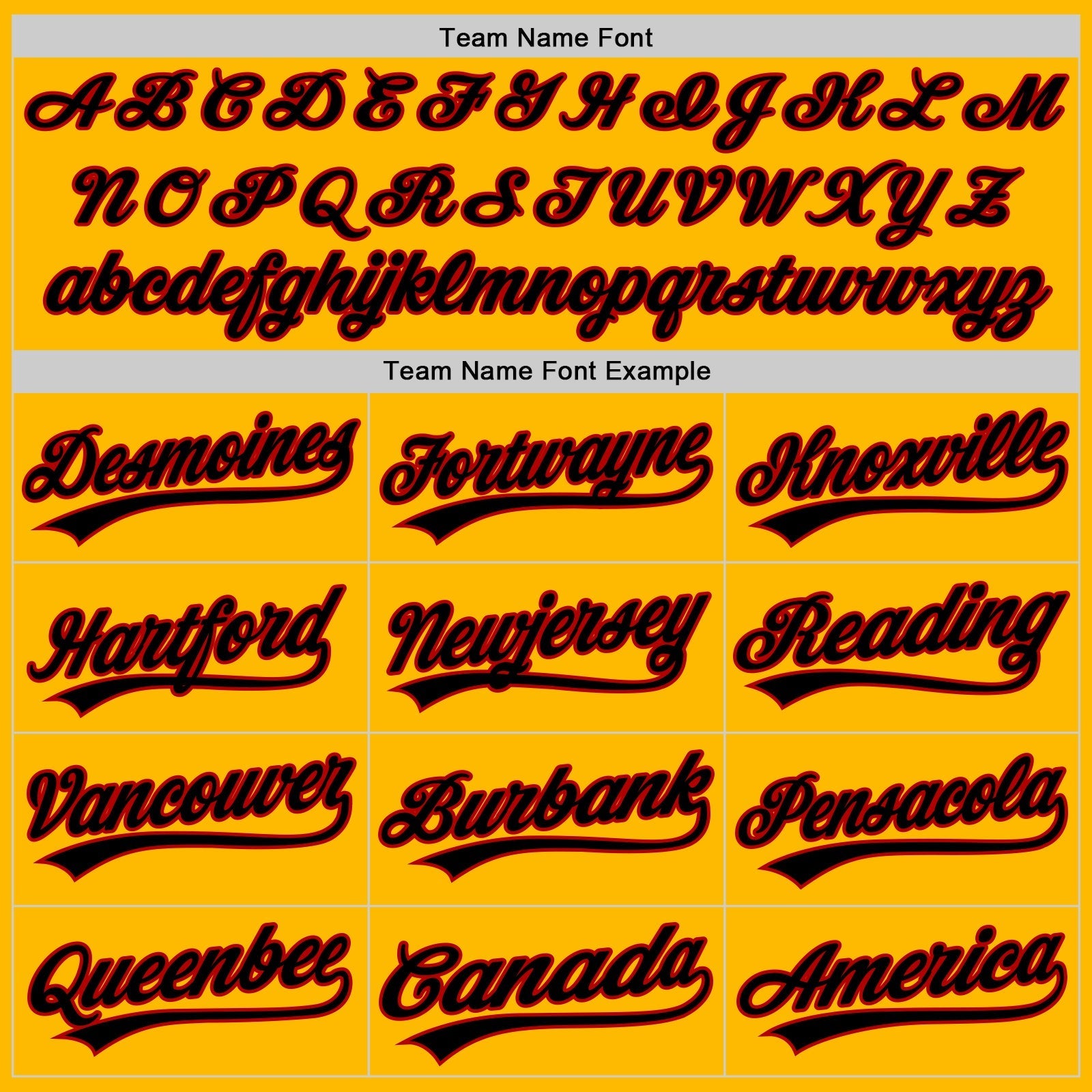 Custom Gold Black-Red Authentic Throwback Baseball Jersey baseball jersey product view 4