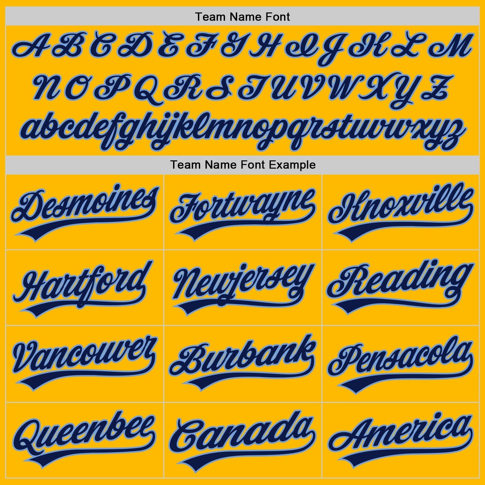Custom Gold Navy-Light Blue Authentic Throwback Baseball Jersey baseball jersey product view 4