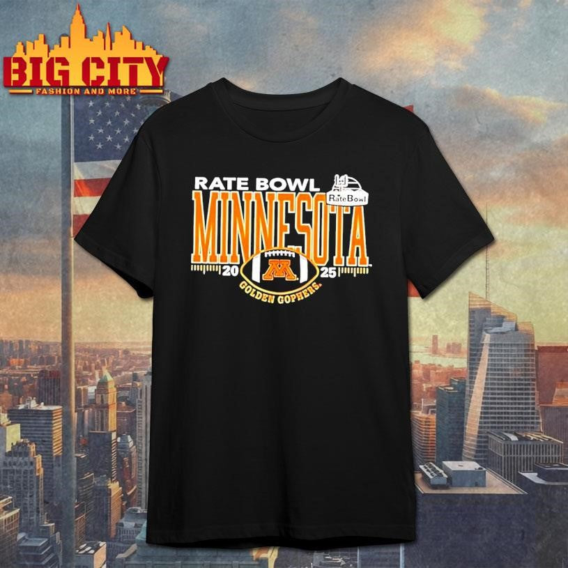 Golden Gophers 2025 Rate Bowl Shirt Unisex T-shirt, Sweatshirt, Hoodie, Long Sleeve Tee - T-Shirt, Sweatshirt, Hoodie