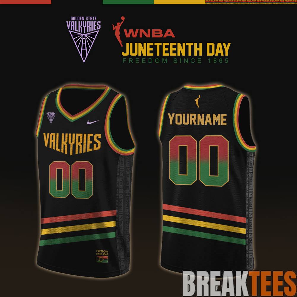 Golden State Valkyries 2026 WNBA x Juneteenth Day Basketball Jersey Unisex T-shirt, Sweatshirt, Hoodie, Long Sleeve Tee - T-Shirt, Sweatshirt, Hoodie