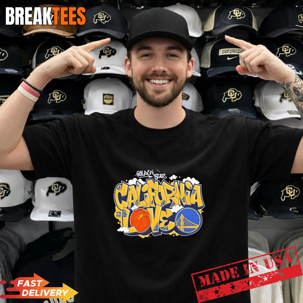 Golden State Warriors California Love Logo Shirt Unisex T-shirt, Sweatshirt, Hoodie, Long Sleeve Tee - T-Shirt, Sweatshirt, Hoodie