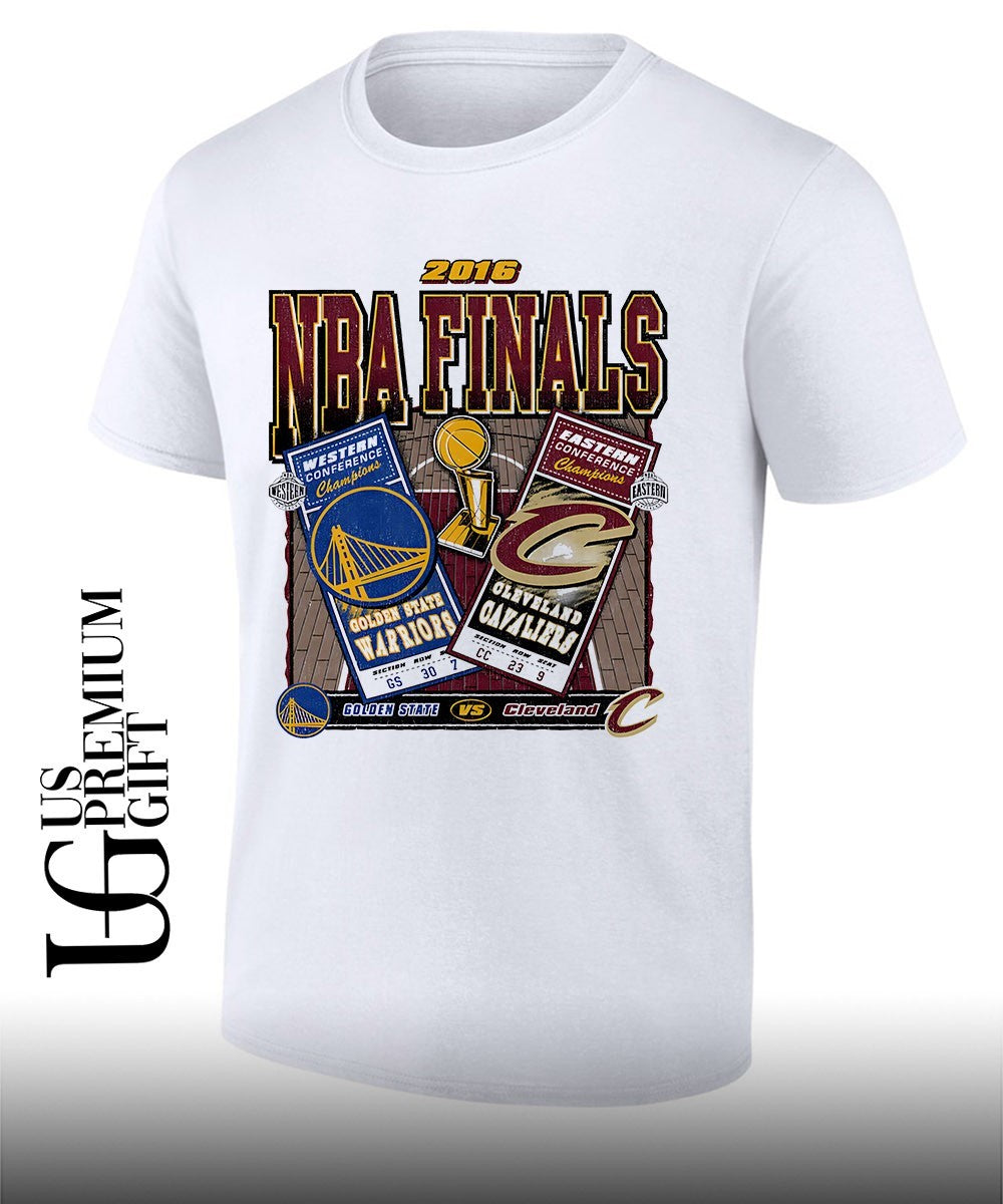 Golden State Warriors vs Cleveland Cavaliers NBA Finals dueling 2016 vintage shirt Unisex T-shirt, Sweatshirt, Hoodie, Long Sleeve Tee - T-Shirt, Sweatshirt, Hoodie