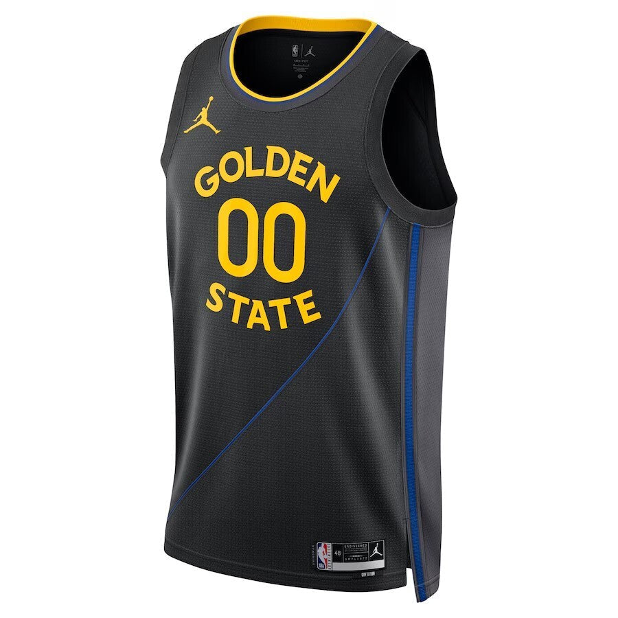 Golden State Warriors Unisex 202425 Custom Swingman Jersey - Statement Edition - Black Style 2 basketball jersey product view 1
