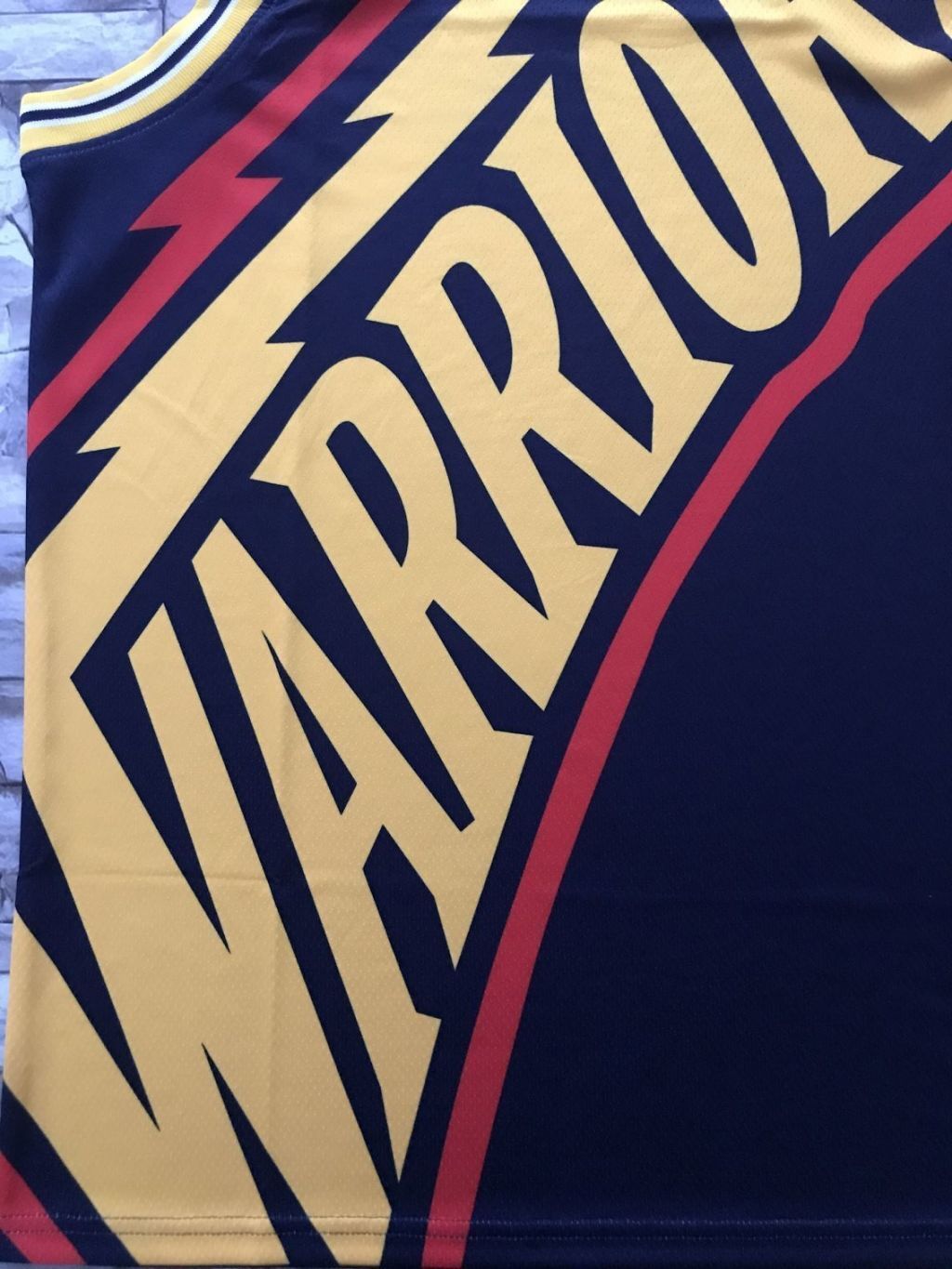 Golden State Warriors Warriors mitchell&ness Retro Black Style 1 Basketball Jersey basketball jersey product view 1