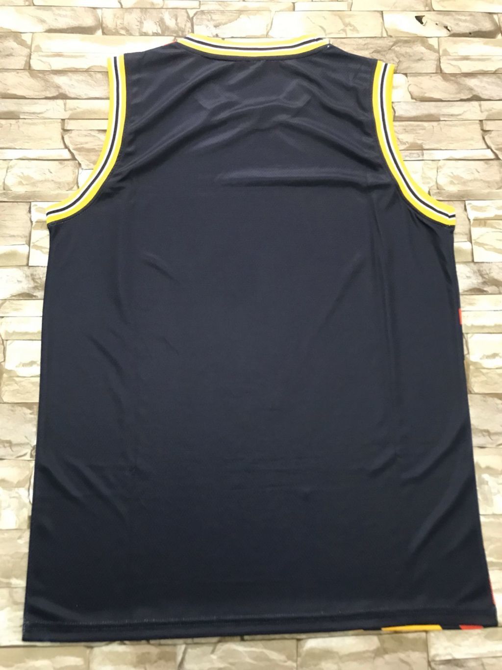 Golden State Warriors Warriors mitchell&ness Retro Black Style 5 Basketball Jersey basketball jersey product view 1