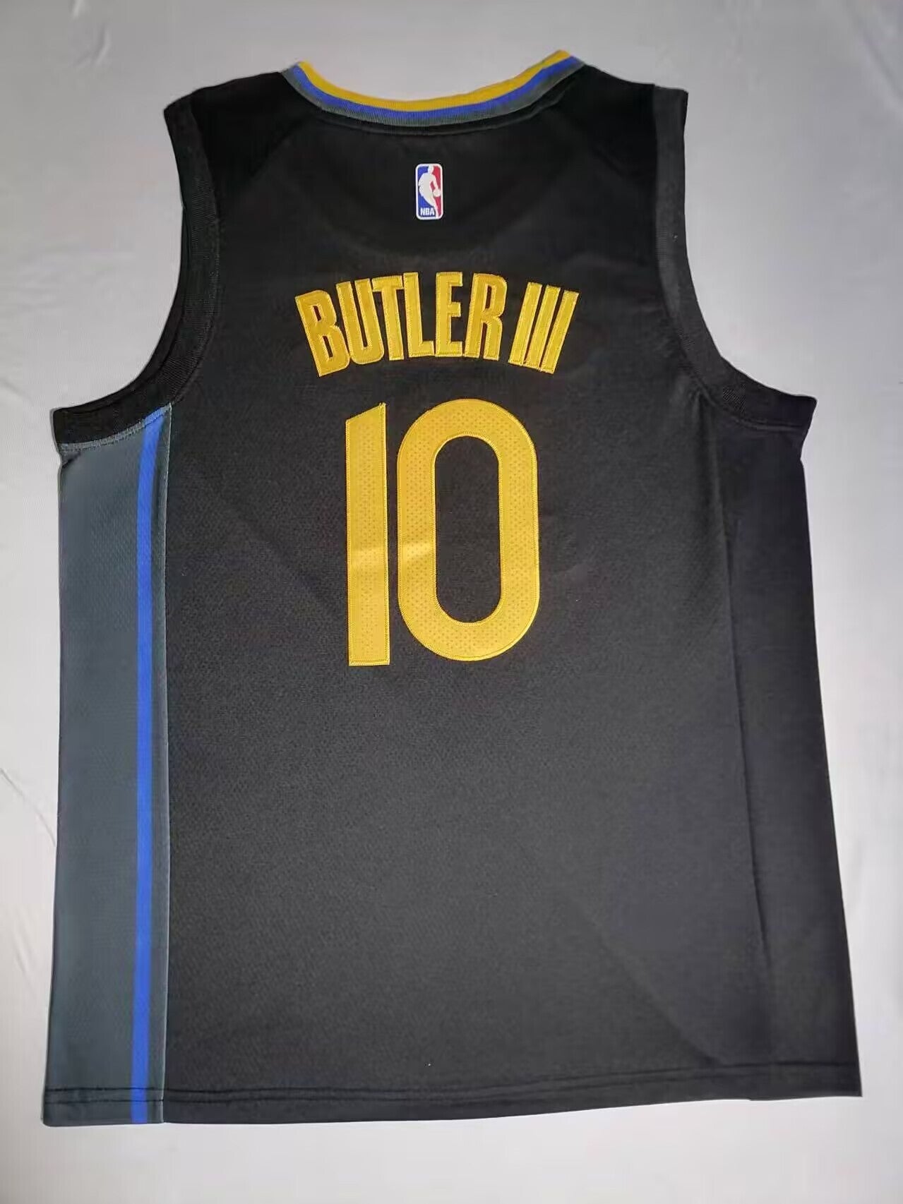 Golden State Warriors #10 Jimmy Butler Warriors 10 Black Style 1 Basketball Jersey basketball jersey product view 1