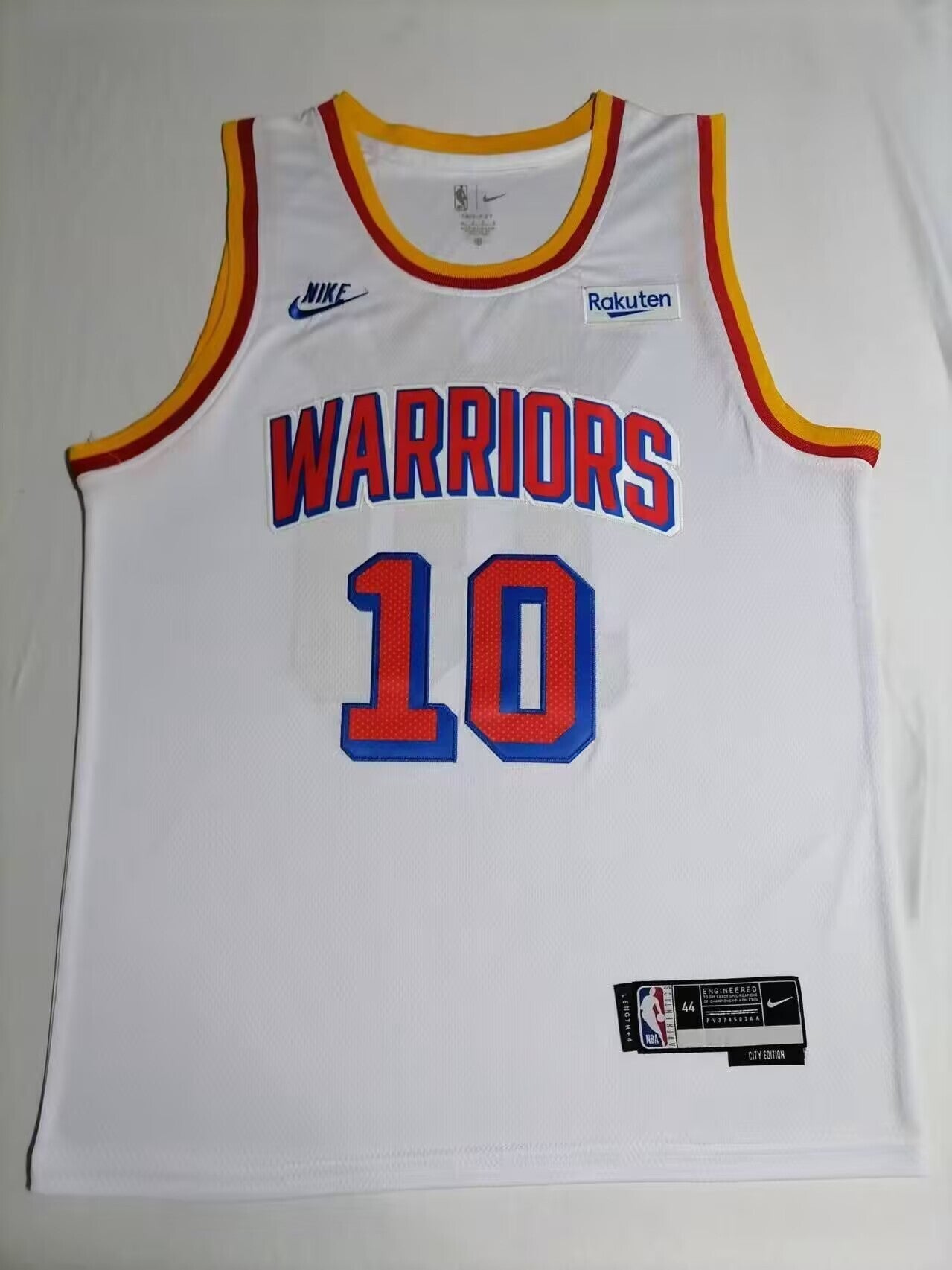 Golden State Warriors #10 Jimmy Butler Warriors 10 Retro White Style 4 Basketball Jersey basketball jersey product view 1