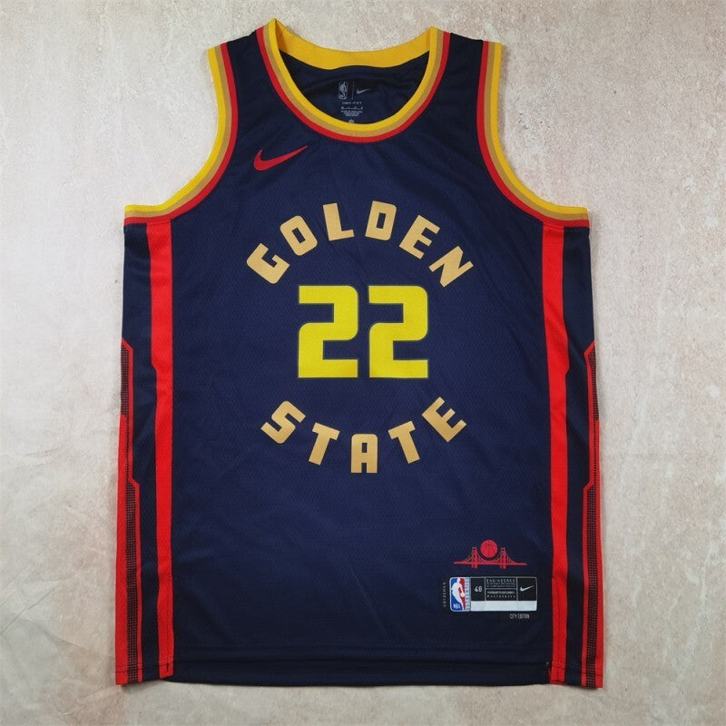Golden State Warriors #22 Andrew Wiggins Hot Press Warriors Style 2 Basketball Jersey basketball jersey product view 1