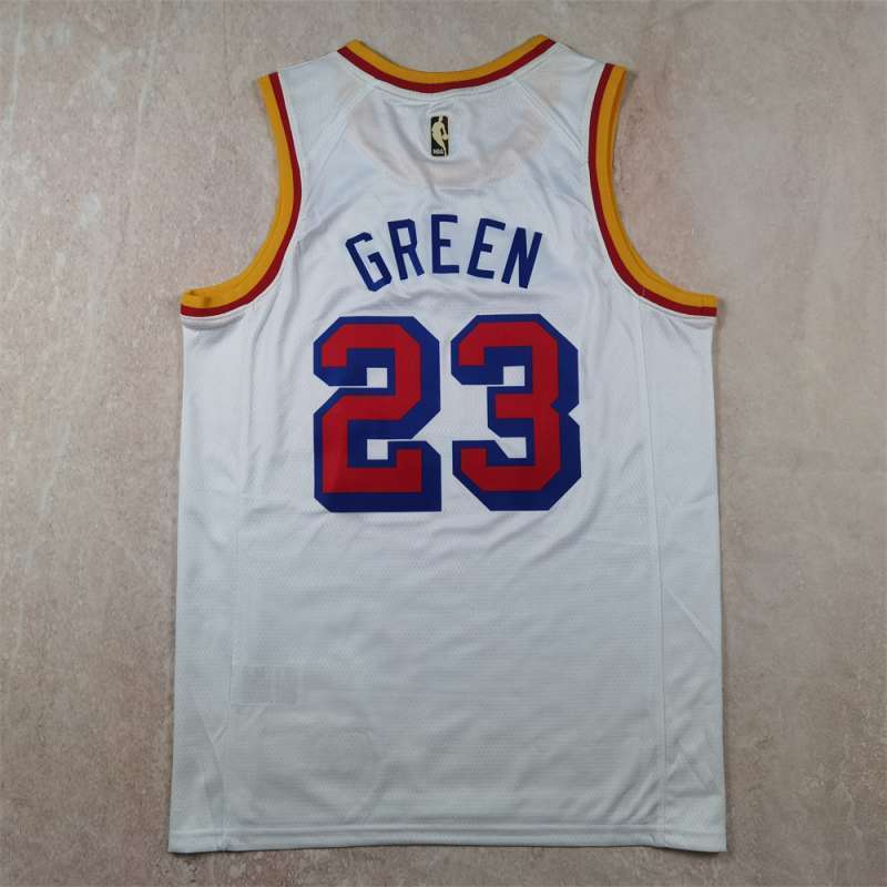 Golden State Warriors #23 Draymond Green Hot Press Warriors 23 Classic White s-xxl Style 1 basketball jersey product view 1