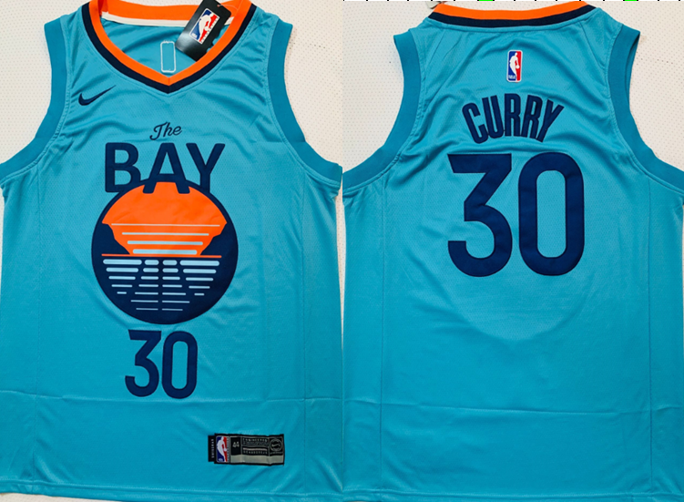 Golden State Warriors #30 Stephen Curry 2019-20 Season Warriors 30 # Curry Basketball Jersey basketball jersey product view 1