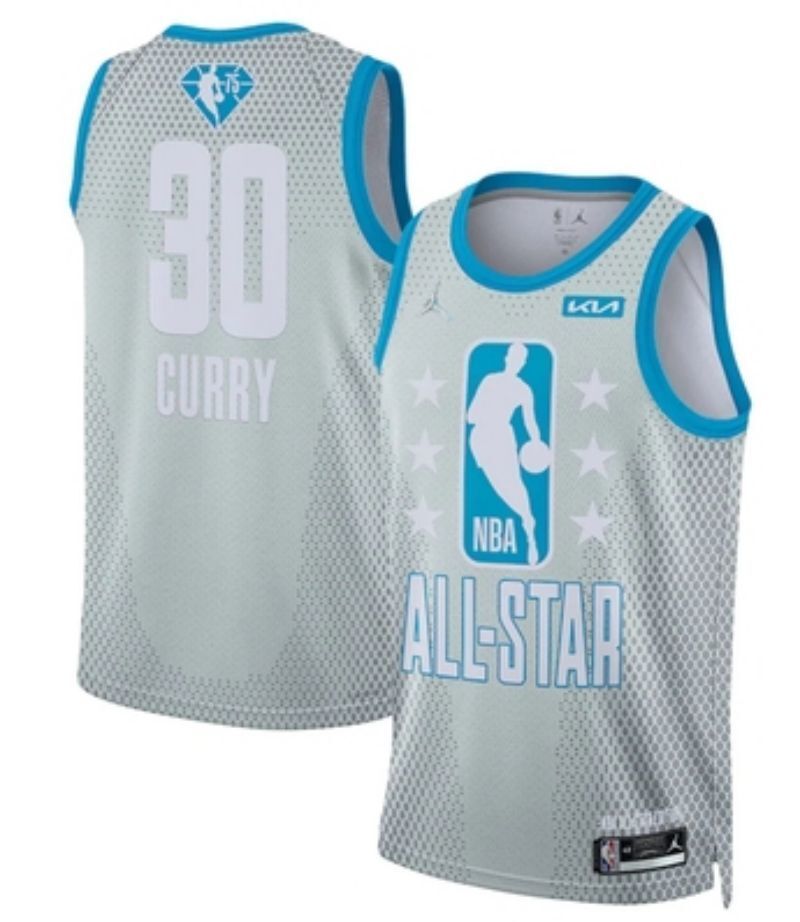 Golden State Warriors #30 Stephen Curry 2022 All-Star Warriors 30 # Style 3 Basketball Jersey basketball jersey product view 1