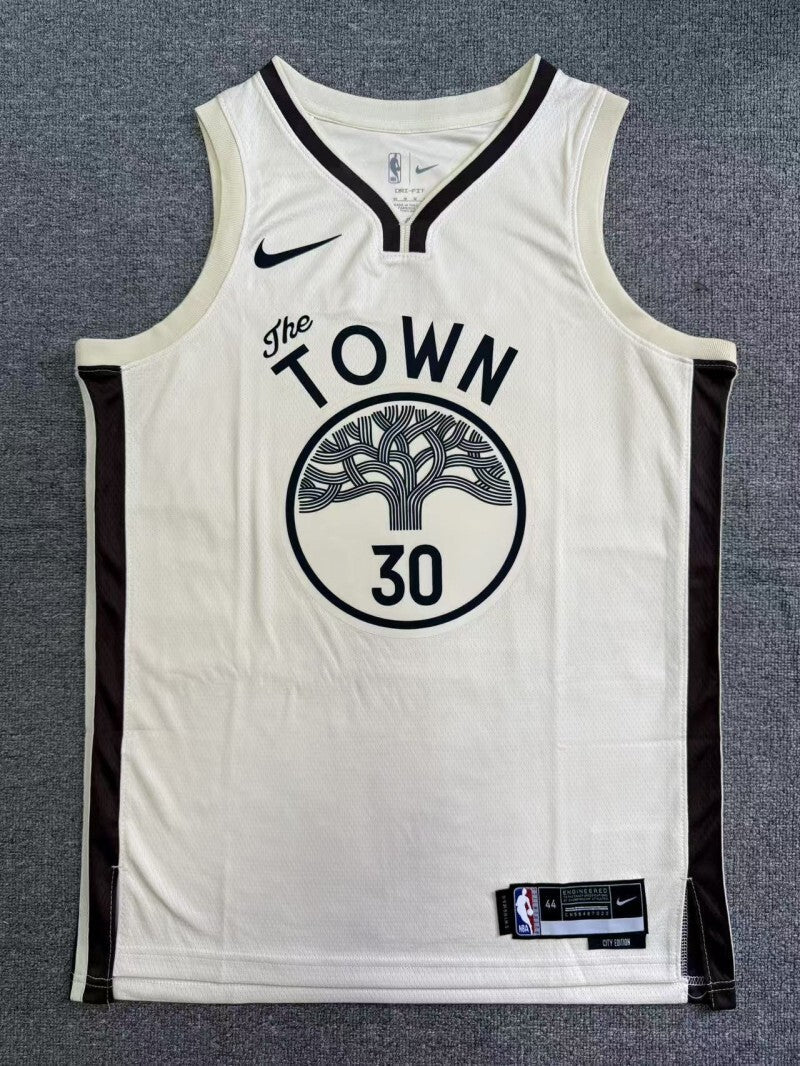 Golden State Warriors #30 Stephen Curry 26 Season Warriors City Off-White Style 2 Basketball Jersey basketball jersey product view 1