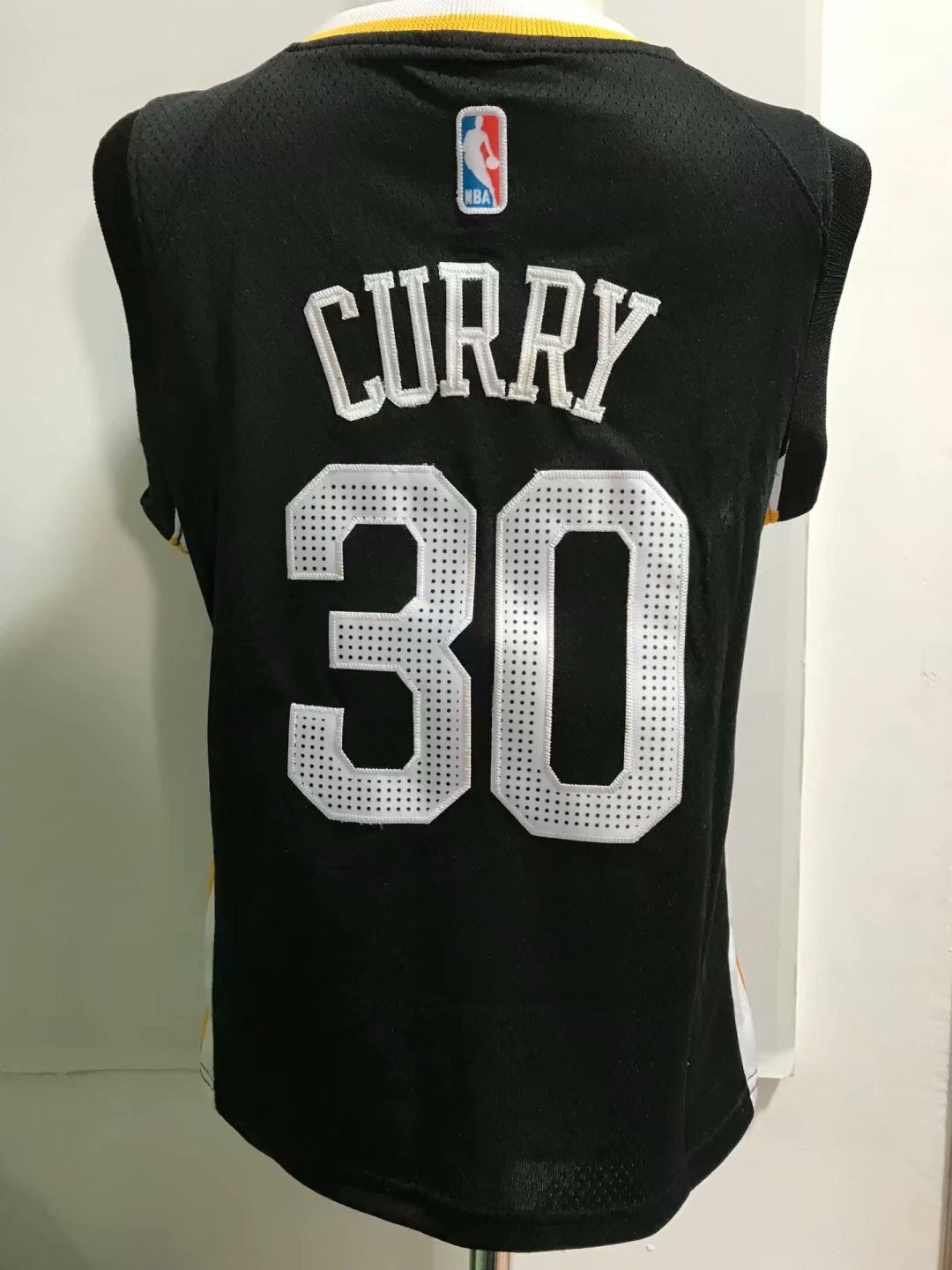 Golden State Warriors #30 Stephen Curry Black Style 2 Basketball Jersey basketball jersey product view 1