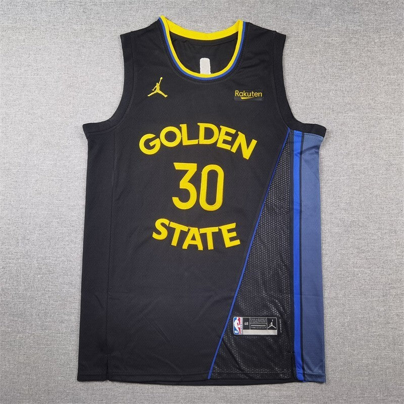Golden State Warriors #30 Stephen Curry Warriors 30 Black Statement Edition s-xxl Style 2 Basketball Jersey basketball jersey product view 1