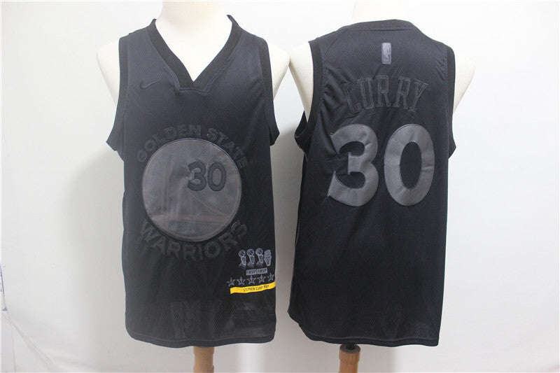 Golden State Warriors #30 Stephen Curry Warriors 30 # 2019 Black New MVP Honor Jersey Basketball Jersey basketball jersey product view 1