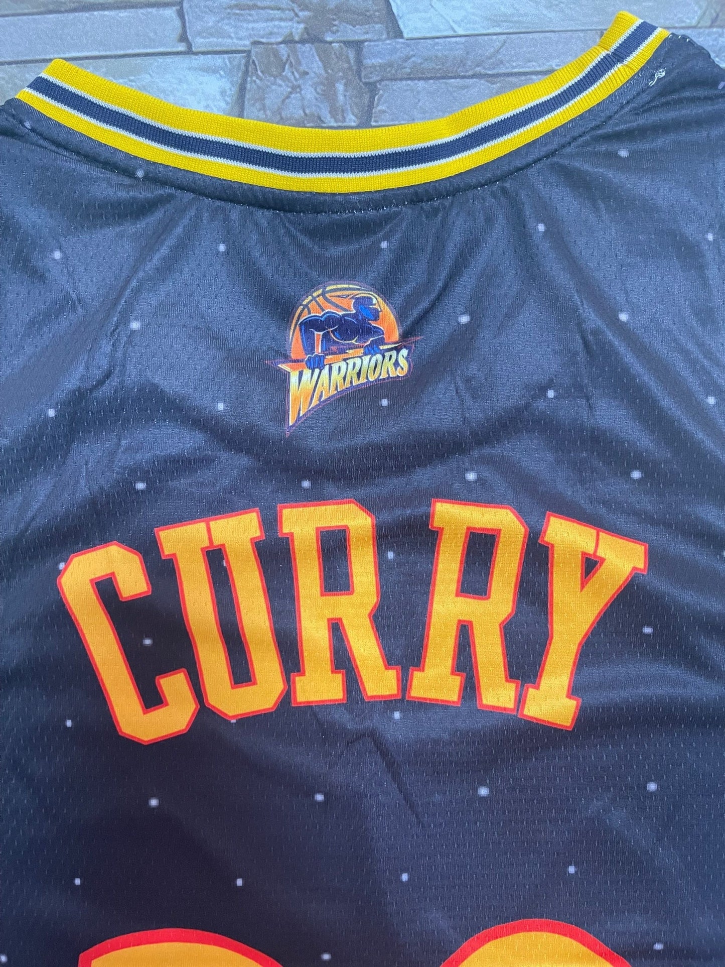 Golden State Warriors #30 Stephen Curry Warriors Mitchell&ness Curry MVP Jersey S-XXL Size Style 1 basketball jersey product view 1