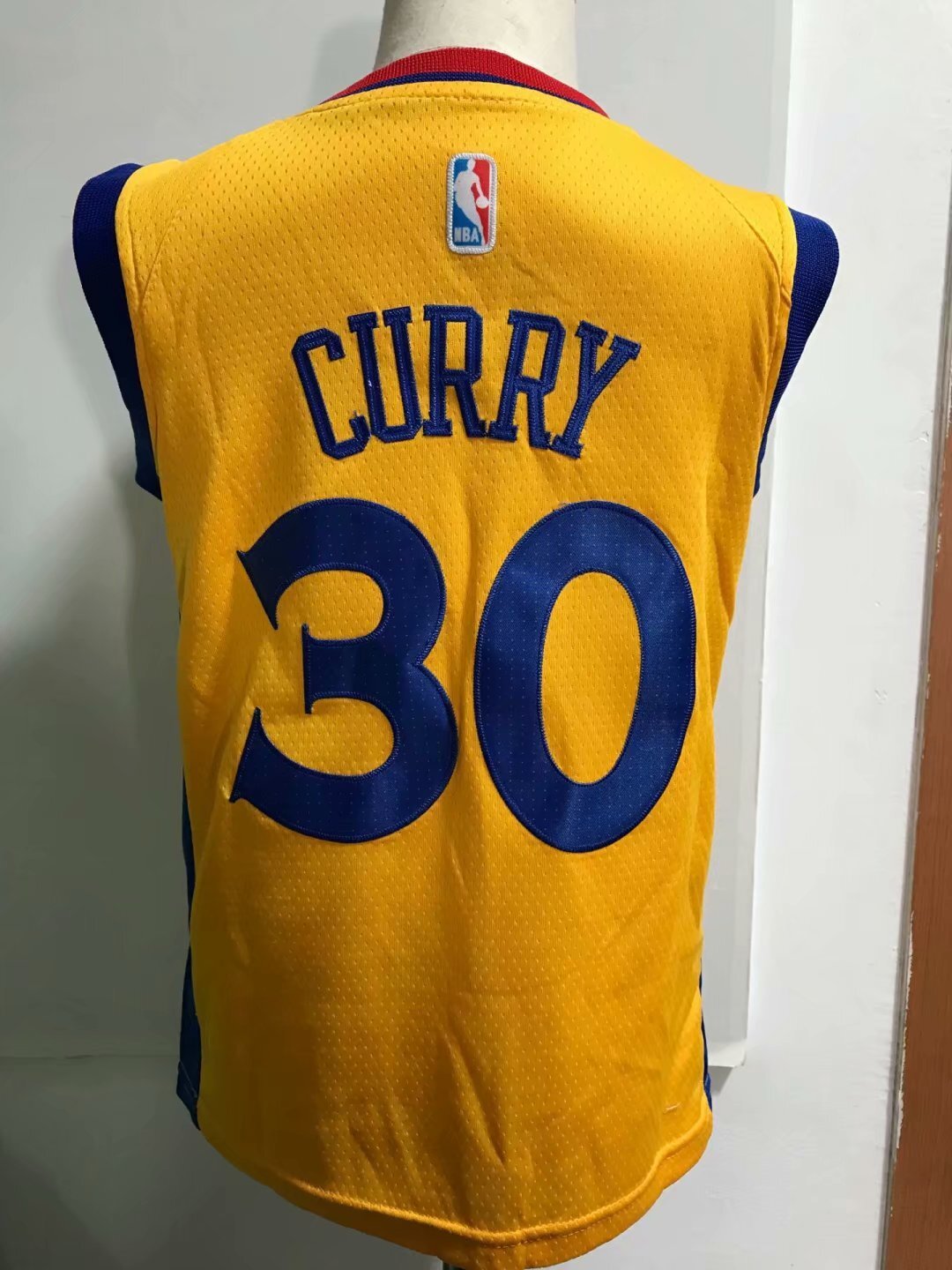 Golden State Warriors #30 Stephen Curry Yellow Style 2 Basketball Jersey basketball jersey product view 1
