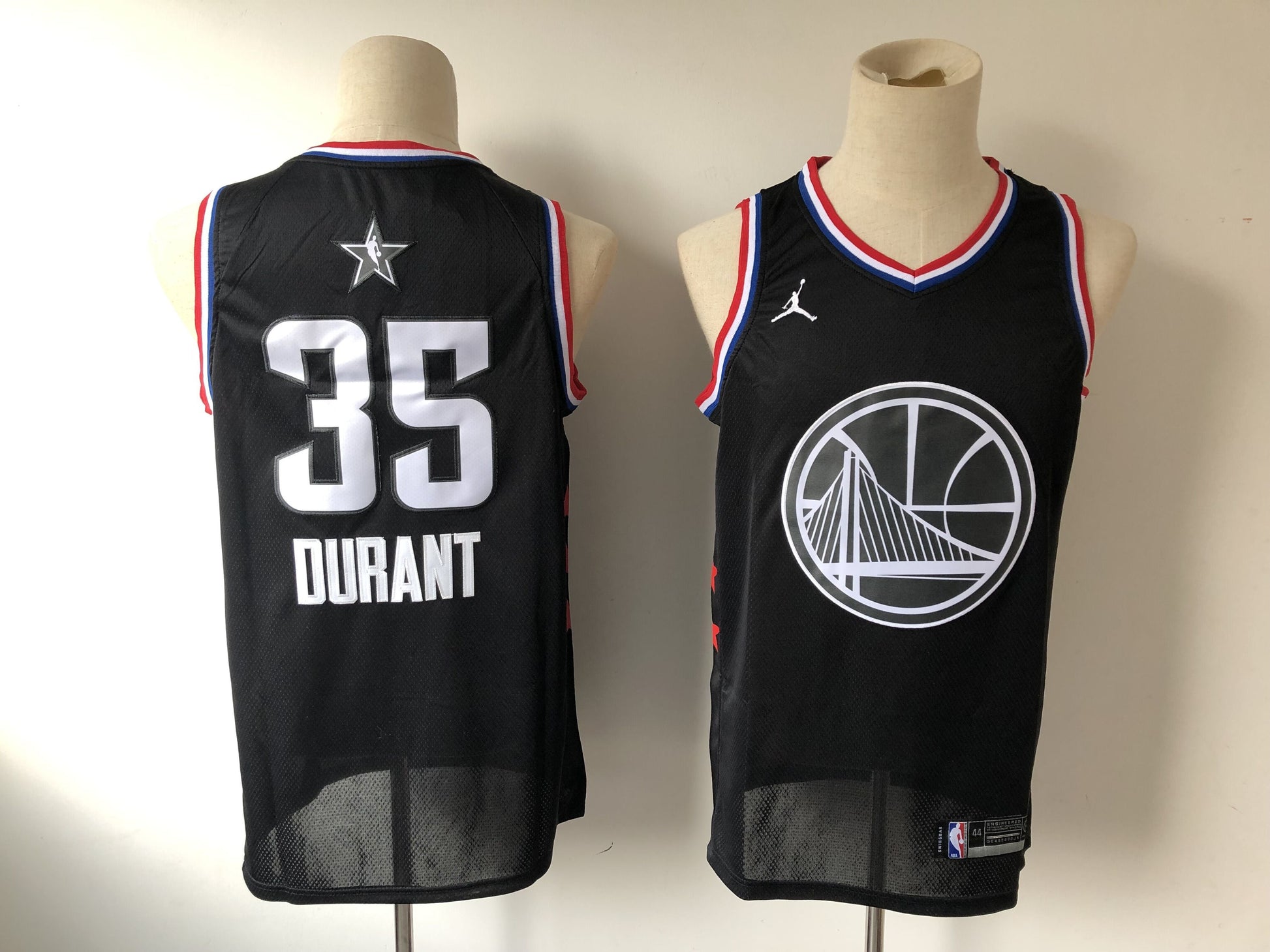 Golden State Warriors #35 Kevin Durant Style 3 Basketball Jersey basketball jersey product view 1