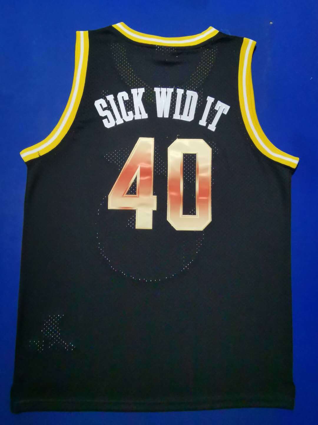 Golden State Warriors #40 Warriors 40 Retro Collaboration Style 1 Basketball Jersey basketball jersey product view 1