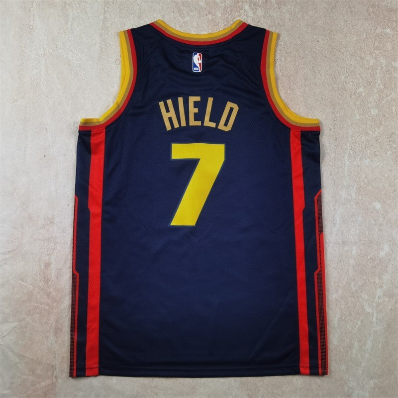 Golden State Warriors #7 Buddy Hield Hot Press Warriors Style 1 Basketball Jersey basketball jersey product view 1