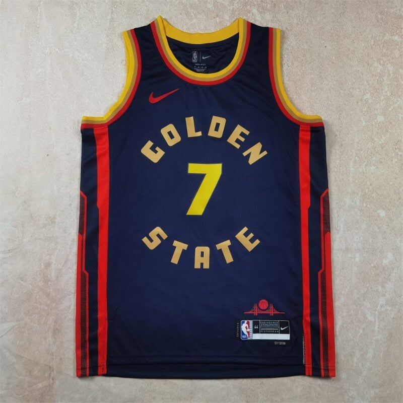 Golden State Warriors #7 Buddy Hield Hot Press Warriors Style 2 Basketball Jersey basketball jersey product view 1
