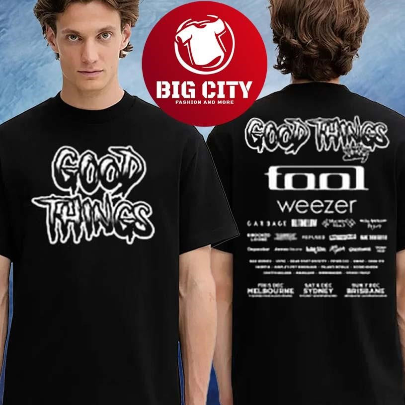 Good Things Festival 2025 Two Sided Shirt Unisex T-shirt, Sweatshirt, Hoodie, Long Sleeve Tee - T-Shirt, Sweatshirt, Hoodie