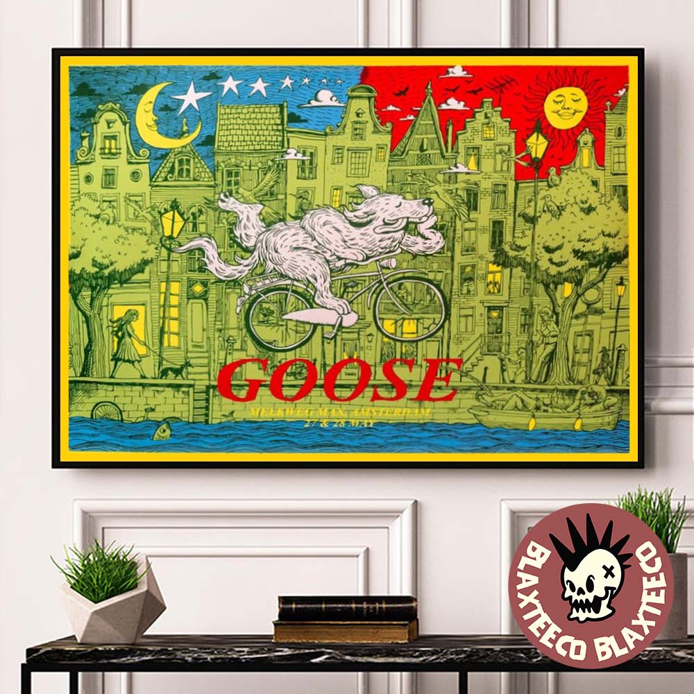 Goose Amsterdam Netherland 2026 Gig Poster At Melkweg Max On 27 And 28 May 2026 Home Decor Poster Canvas - T-Shirt, Sweatshirt, Hoodie