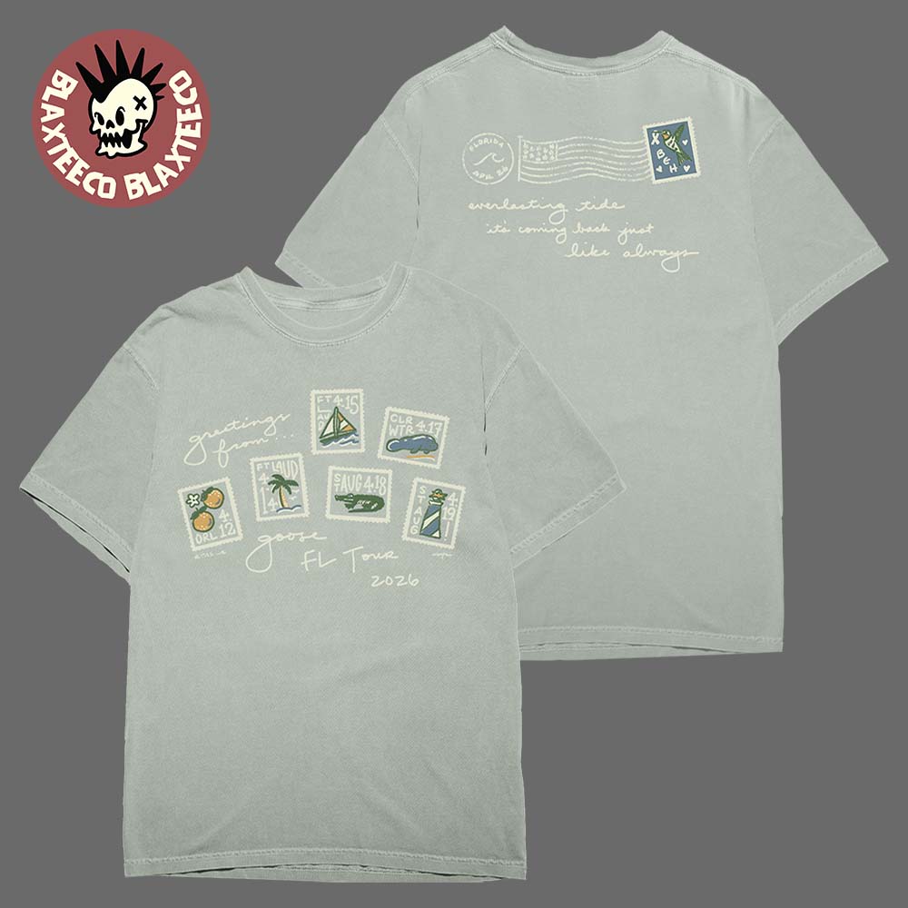 Goose Florida Tour 2026 Exclusive Benefit T-Shirt Unisex T-shirt, Sweatshirt, Hoodie, Long Sleeve Tee - T-Shirt, Sweatshirt, Hoodie