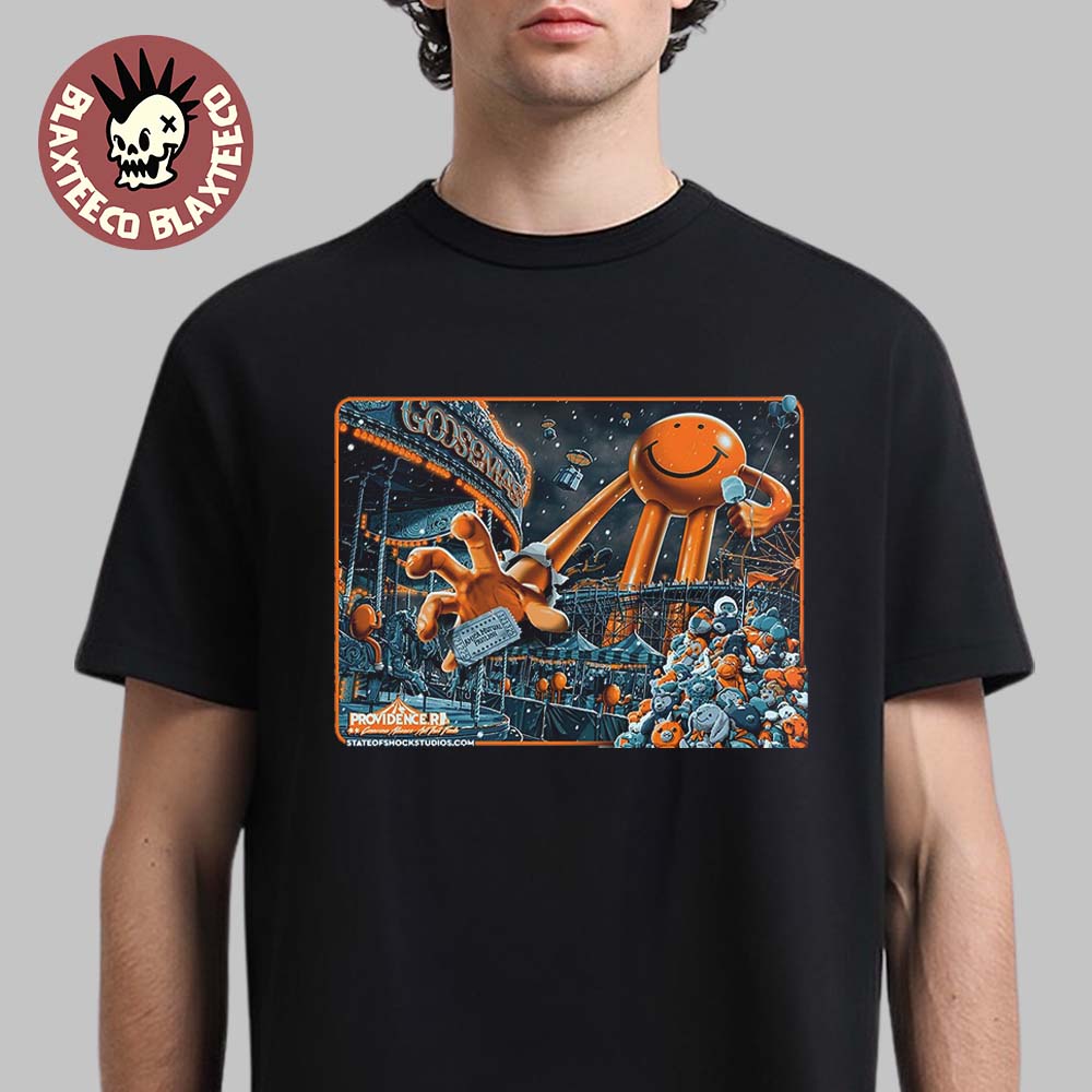 Goose Goosemas Providence Rhode Island 2025 Event Poster At Amica Mutual Pavilion On December 12 13 2025 Goosemas Toy Drive T-Shirt - T-Shirt, Sweatshirt, Hoodie