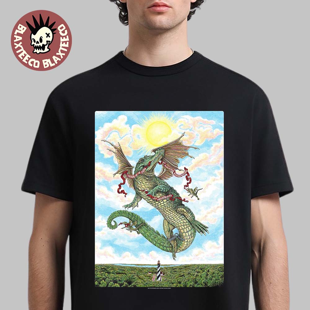 Goose St Augustine Florida 2026 Venue Poster Run Shows At St Augustine Amphitheatre On April 18 And 19 2026 Alligator Chain Yer Dragon Art T-Shirt - T-Shirt, Sweatshirt, Hoodie