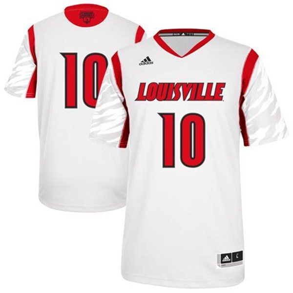 Gorgui Dieng #10 White Big East Logo 1 College Football Jersey football jersey product view 1